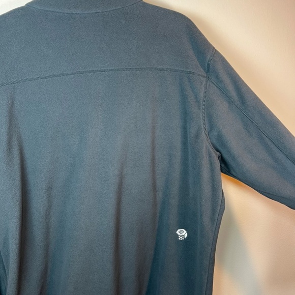 Mountain Hardwear Men's Microchill 2.0 1/2 Zip Fleece Sweatshirt Blue Outdoor XL - Picture 11 of 13